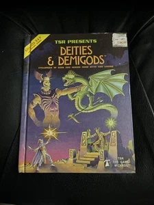 Deities and Demigods - Third Print - Advanced Dungeons & Dragons - Hardcover - Picture 1 of 10