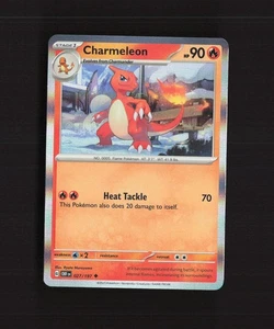 Charmeleon 027/197 Obsidian Flames Exclusive Promo Holo Pokemon Card NM - Picture 1 of 10