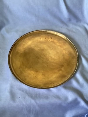 Eva vorn Stößel  Mendelssohn. Tablett Messing  Handarbeit bezeichnet - Bild 1 von 3