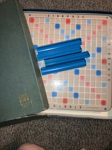 Vintage 1977 Scrabble Deluxe Edition Turntable — Selchow & Righter No Tiles - Picture 1 of 7