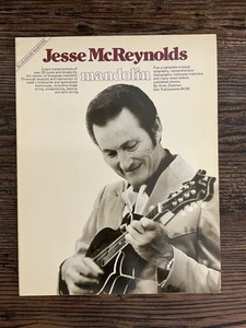 Jesse McReynolds Mandolin Bluegrass Masters Series 1979 Oak Pub. Tablature - Picture 1 of 22