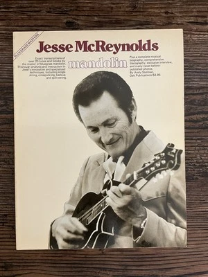 Jesse McReynolds Mandolin Bluegrass Masters Series 1979 Oak Pub. Tablature - Image 1 of 4