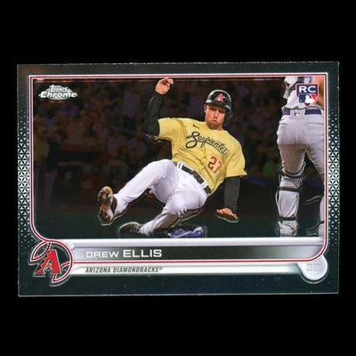 Drew Ellis RC 2022 Topps Chrome Sonic Rookie Diamondbacks - Image 1 of 3