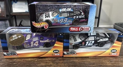 Hot Wheels  1:24 Scale  NASCAR Diecast Cars  #12 #14 #99 Vintage - Image 1 of 4