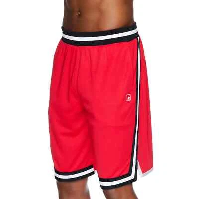 NUEVO y 1 Pantalones Cortos Deportivos de Baloncesto Laterales para Hombre, Rojo/Negro, Talla MEDIANA Foto 1 de 4