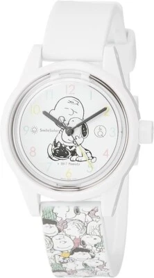 PEANUTS COLLECTION Snoopy Watch RP01-806 White, Q&Q SmileSolar, Analog, Quartz - Image 1 of 3