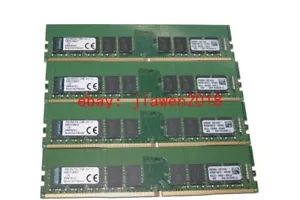 16GB Kingston Desktop ECC Unbuffered UDIMM DDR4 2133MHZ KVR21E15D8/16 16G*4=64GB - Picture 1 of 5
