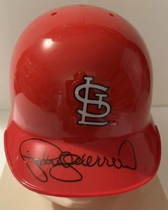 Pedro Guerrero St. Louis Cardinals 1989 All-Star handsignierter Minihelm Echtheitszertifikat - Bild 1 von 1