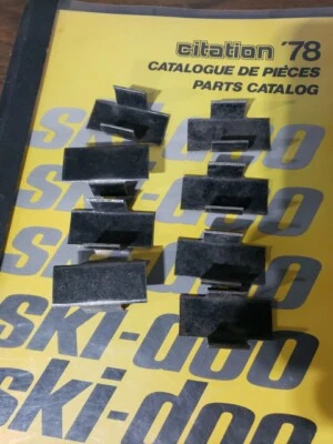 (8) Nos Skidoo Motoski Snowmobile Track Clips As Pictured  - Image 1 of 4
