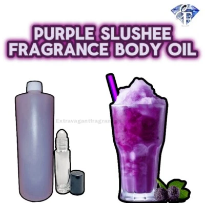 EXTRAVAGANTFRAGRANCES Purple Slushee Perfume Body Oil 1/3 Oz (10ml) Roll-on (Unisex)