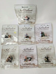 Lot of 7 Vintage Christmas Figurines For Village New - Picture 1 of 9