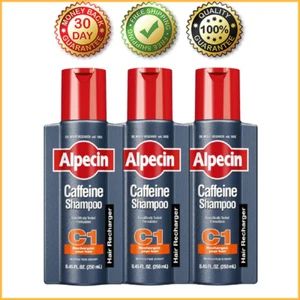 3-PACK CAFFEINE SHAMPOO Deep Cleanse Natural Hair Growth Thicker Hair 8.45 Fl Oz - Picture 1 of 8