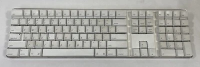 Genuine Apple Wireless Keyboard with Numeric Keypad A1016 TESTED WORKS! - Image 1 of 4
