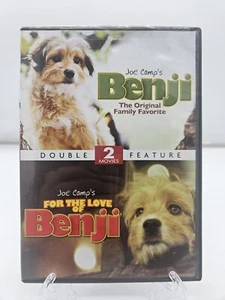 BENJI The Original Family Favorite FOR THE LOVE OF BENJI Double Feature DVD  - Picture 1 of 4