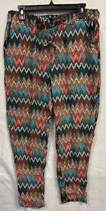Crystal Vogue - Pantaloni casual donna multicolore motivo - Donna taglia XL - Foto 1 di 7