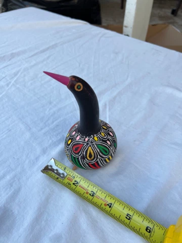 Hand Painted Gourd Bird PEACOCK FT5 Cover