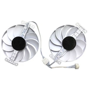 Graphics Card Cooling Fan Graphics Card Parts For ASUS RTX4060 4060ti DUAL WHITE - Afbeelding 1 van 14