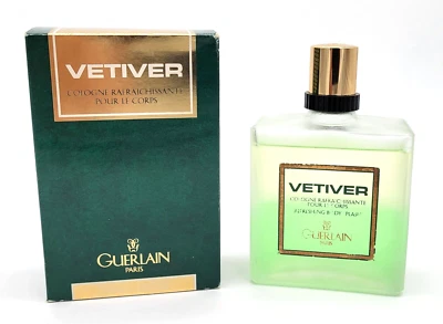 Vetiver para Homens por Guerlain Paris 6,8 oz Refrescante Body Splash Novo na Caixa Usada - Imagem 1 de 4