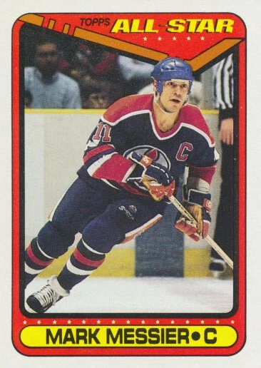 1990-91 Topps #193 MARK MESSIER - Edmonton Oilers - Bild 1 von 1