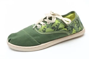 Youth TOMS green canvas fashion sneakers sz. 6 (EU 39) NEW! - Picture 1 of 6