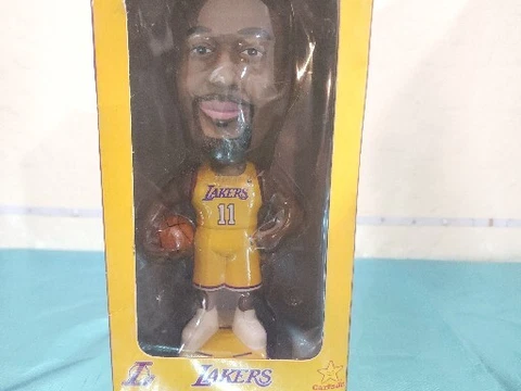 VTG 2004 NBA Los Angeles Lakers Bobblehead "Karl Malone" In Original Box/Pkging Cover