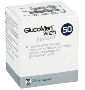 Glucomen Areo Sensor 50Stk. Blutzucker Teststreifen MDH: 18.11.2026 - Bild 1 von 4