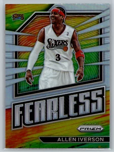 Allen Iverson 2022-23 Panini Prizm Fearless Silver Prizm #3 Philadelphia 76ers - Picture 1 of 2