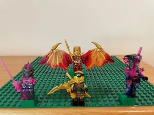 LEGO Ninjago Crystalized Minifigures from kit 71769 (4 pcs) - MINT CONDITION!! - Picture 1 of 4