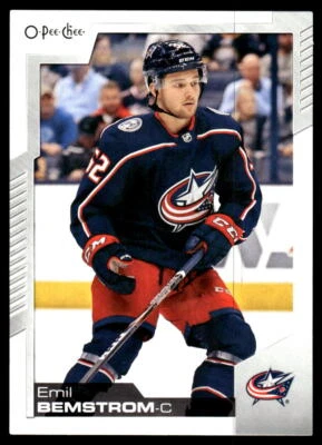 2020-21 O-Pee-Chee #203 Emil Bemstrom Columbus Blue Jackets Hockey Card - Image 1 of 2