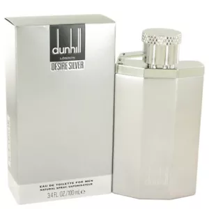 Desire Silver London by Alfred Dunhill 3.4oz/100ml Eau De Toilette Spray For Men - Picture 1 of 5