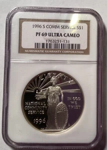1996 S Community Service Liberty Dollar - Picture 1 of 2