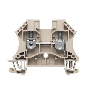 2pcs WEIDMULLER WDU 6 1020200000 Feed-through Terminal Block Dark Beige New ✦KD - Picture 1 of 6