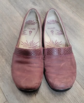 Zapatos sin cordones Ahnu Karma para mujer talla 7,5 púrpura malva F8014E Foto 1 de 4