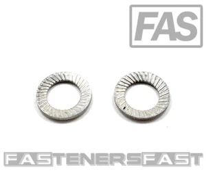 (100) M5 Stainless Steel Type S Safety Lock Washer - Schnorr style washer A2 - Picture 1 of 4