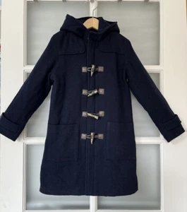 Olive Juice Classic Toggle Wool Coat Quilted Boy Girl Unisex Navy Blue 6 - Picture 1 of 6