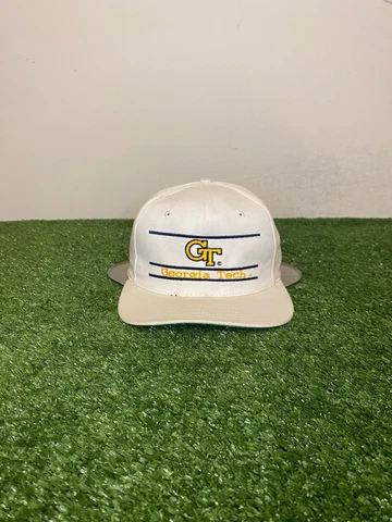 Vintage The Game Georgia GA Tech Yellow Jackets split bar snapback Cover
