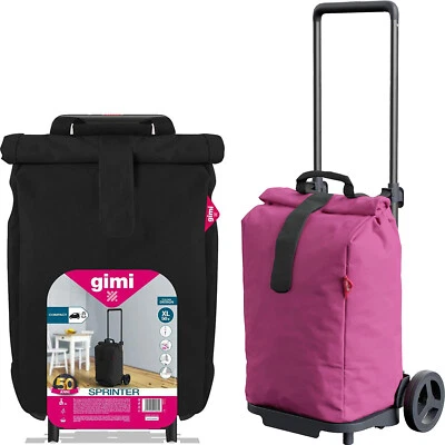 Carrello Spesa Gimi Shopping Sprinter con Ruote 50L Portaspesa Resistente - Immagine 1 di 4