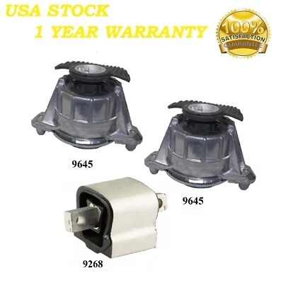 3 PIEZAS MOTOR DELANTERO Y MONTAJE TRANS APTO PARA MERCEDES-BENZ E350 2010-2011 3,5 L 2x2 gas Foto 1 de 4