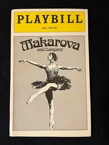 Makarova and Company Oct. 28-29, 1980 Uris Theatre Playbill - Picture 1 of 2