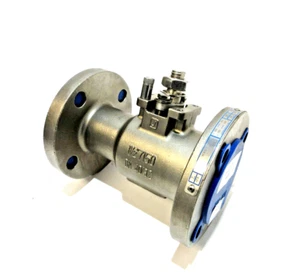 1-1/2" Jamesbury 7150 313600XTC2A CL150 Flanged Stainless Steel Ball Valve NEW - Picture 1 of 5