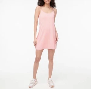 J.Crew Woman Pink/Coral Active Mini Dress Built in Shorts Size S Cloudstretch - Picture 1 of 11
