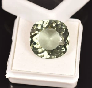 AAA Natural Flawless Green Montana Sapphire Unheated Loose Gemstone 14.00 Ct - Picture 1 of 6