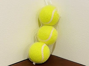 3 PC Tennis Balls Dogs Pet Safe Dog Toys Exercise Play Training Ball Interactive - Picture 1 of 4
