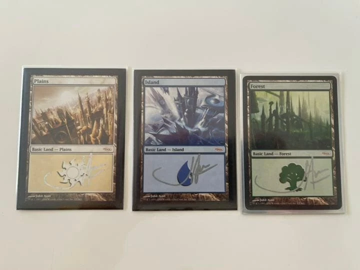 John Avon Land Plains Forest Island Sign Set of 3 Used - Image 1 of 1