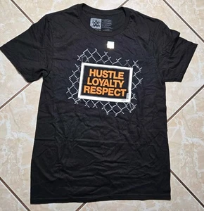 NEW John Cena WWE Authentic Wear Hustle Loyalty Respect BullDog T-Shirt Men's M - Picture 1 of 9