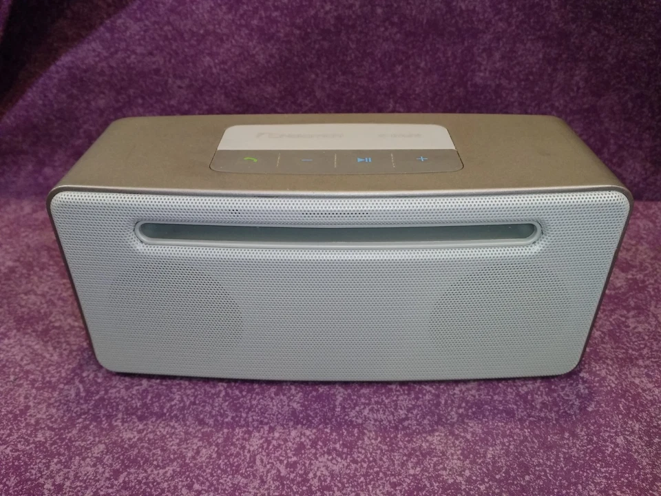 Altavoz inalámbrico Bluetooth Nakamichi plateado BTSP80 EXCELENTE Foto 1 de 4