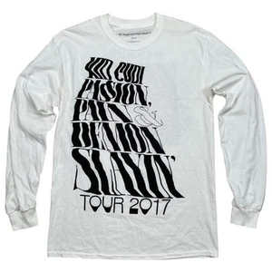 Kid Cudi Mr Rager Virgil Abloh Tour 2017 Shirt Langarm Medium weiß Hip Hop - Bild 1 von 10