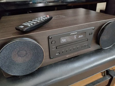 Victor Mini Component System EX-D6 Wood Cone Series Hi-Ress Bluetooth - Image 1 of 4