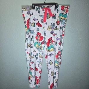 Pantalones de pijama suaves de lana para mujer Disney La Sirenita Ariel Plaunder talla 3X - Imagen 1 de 10