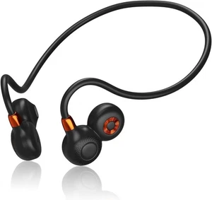 Open Ear Headphones, Bluetooth 5.3 Wireless Air Conduction Headphones 19g Black - Picture 1 of 7